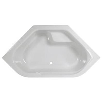 Wisa Anzio bad acryl zeshoekig 145x145x44,5cm wit 5050400615