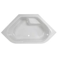 Wisa Anzio bad acryl zeshoekig 145x145x44,5cm wit 5050400615 - thumbnail