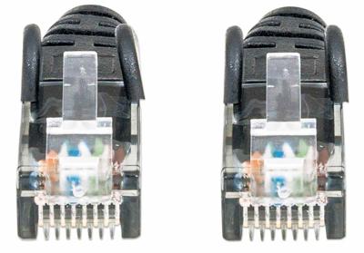 Intellinet 342063 RJ45 Netwerkkabel, patchkabel CAT 6 U/UTP 2.00 m Zwart 1 stuk(s)