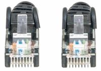 Intellinet 342063 RJ45 Netwerkkabel, patchkabel CAT 6 U/UTP 2.00 m Zwart 1 stuk(s) - thumbnail