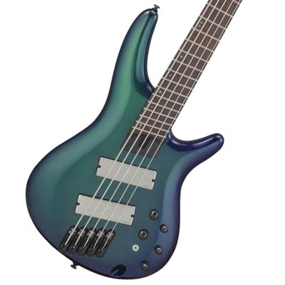 Ibanez SRMS725 Bass Workshop Blue Chameleon 5-snarige multi-scale elektrische basgitaar
