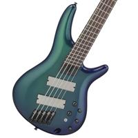 Ibanez SRMS725 Bass Workshop Blue Chameleon 5-snarige multi-scale elektrische basgitaar - thumbnail
