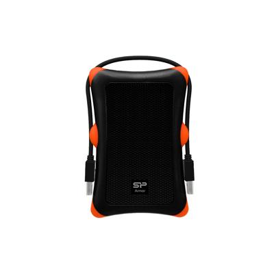 Externe Doos Silicon Power Armor A30 Zwart Oranje Zwart/Oranje