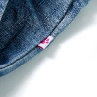 Kinderbroek 128 denimblauw - thumbnail