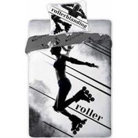 DREAMEE Dekbedovertrek Roller Skater - 140 x 200 cm - Katoen - 70 x 90 cm - thumbnail