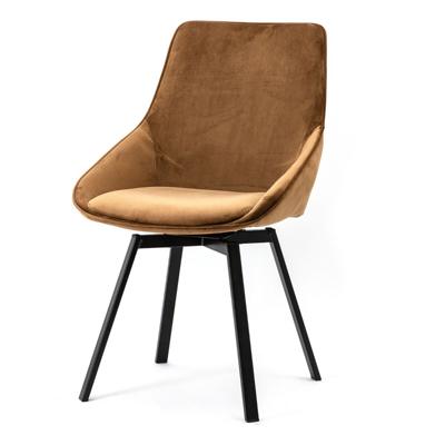 By-Boo Eetkamerstoel Beau Velvet - Oker By-Boo Eetkamerstoel Beau Velvet - Oker