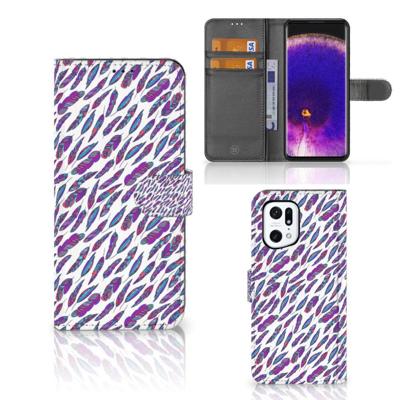 OPPO Find X5 Pro | Telefoon Hoesje | Feathers Color OPPO Find X5 Pro | Telefoon Hoesje | Feathers Color