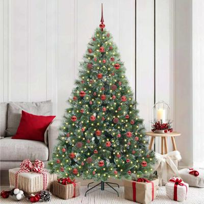 Kunstkerstboom met 300 LED met standaard Groen 180 cm PE en PVC