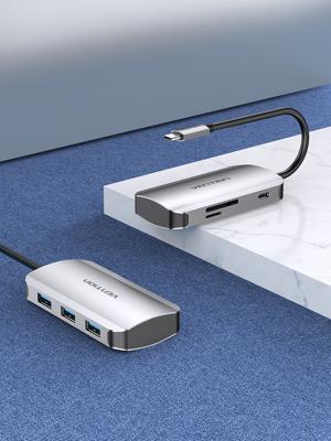 USB-HUB Vention TNHHB Grijs (1 Stuks)