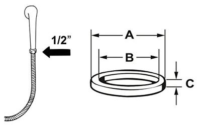 Cornat Dichting/Zeef 1/2 Tuinslang 2St - TEC380119