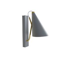 Bureaulamp DKD Home Decor Blauw Metaal Gouden (12 x 25 x 29 cm) - thumbnail