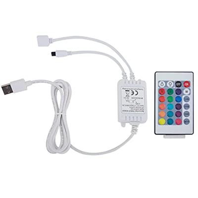 VidaXL Bedframe met led kunstleer cappuccino 120x200 cm