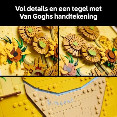 LEGO Art 31215 Vincent van Gogh - Zonnebloemen - Wandkunst, Bouw voor volwassenen - thumbnail