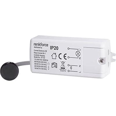 Renkforce 1289332 Nabijheidsschakelaar Contactloos IP20 Zwart