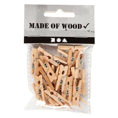 Creativ Company Mini wasknijpers, 30st. Creativ Company Mini wasknijpers, 30st.