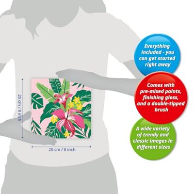 Ravensburger creart schilderen op nummer - tropische planten