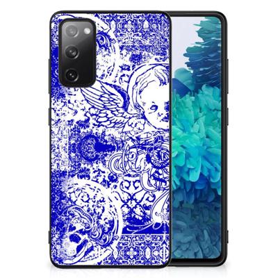 Telefoonhoesje Samsung Galaxy S20 FE Angel Skull Blauw Telefoonhoesje Samsung Galaxy S20 FE Angel Skull Blauw
