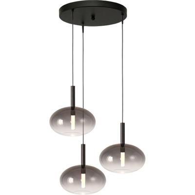Masterlight 3L vide hanglampLido Onion met Ø 24cm smoke-fading glas - 2862-05-05-35-3-3