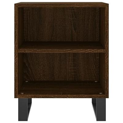 Nachtkastjes 2 st 40x30x50 cm bewerkt hout bruin eikenkleur