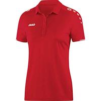 JAKO 6350D Polo Classico Dames - Rood - 40 - thumbnail