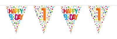 Folat BV Vlaggenlijn confetti 1 jaar, 10mtr. Folat BV Vlaggenlijn confetti 1 jaar, 10mtr.
