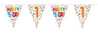 Folat BV Vlaggenlijn confetti 1 jaar, 10mtr. - thumbnail