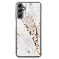 Samsung Galaxy A14 hybride hoesje - Marmer goud - thumbnail