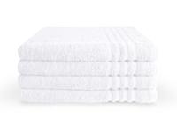 Byrklund Handdoek 70 x 140 cm 500gram Wit - 6 stuks - thumbnail