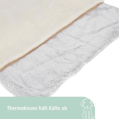 Kerbl Pet Kerbl Theo bedkussen, 75 x 50 x 3 cm, Beige