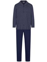 Pastunette Heren Pyjama katoen met knoopsluiting - Linear Donkerblauw - thumbnail