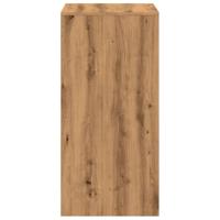 Bartafel 51x50x103,5 cm bewerkt hout artisanaal eikenkleur - thumbnail