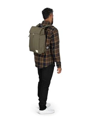 Osprey Arcane Flap Pack Rugtas Earl Grey/Sandy Grey Heather 14L
