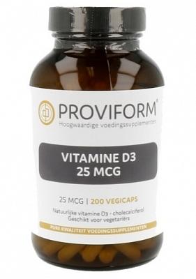Proviform Vitamine D3 25mcg Vegicaps