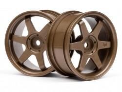 HPI - Te37 wheel 26mm bronze (3mm offset) (3843)