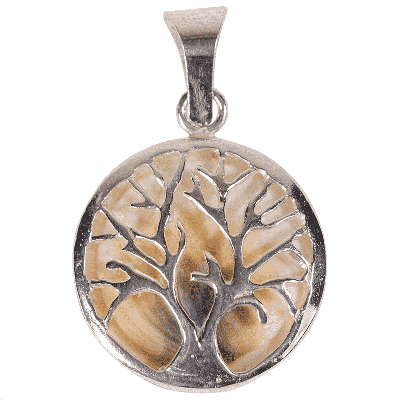 Hanger Tree of Life en Operculum 925 zilver