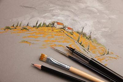 Clairefontaine Painton Mixmedia - Blok - 250 gr - 30 Blad - Grijs