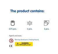 Hama Strijkkralen Glow In The Dark Set 375 Stuks - thumbnail