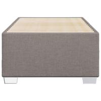 Bedframe zonder matras 100x200 cm stof taupe - thumbnail