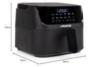 Princess 01.182024.01.001 Airfryer 3.5 l 1350 W Anti-aanbaklaag, Met display, Oververhittingsbeveiliging, Timerfunctie Zwart - thumbnail