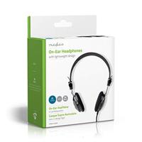 Nedis Bedrade On-ear Koptelefoon | 3,5 mm | 1.10 m | 1 stuks - HPWD1104BK HPWD1104BK - thumbnail