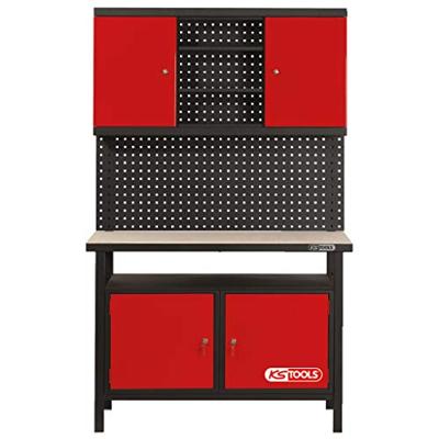 KS Tools 8650002 Professionele werkbank met 2 deuren, H840xB1200xT600mm (b x h x d) 1200 x 840 x 600 mm