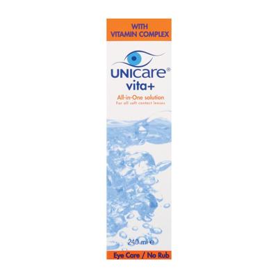 Unicare Vita+ Alles in een zachte lenzenvloeistof 240 Milliliter