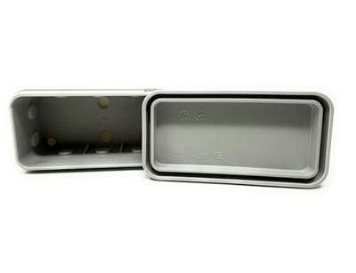 F-Tronic E126 Aftakkast (l x b x h) 75 x 37 x 40 mm Lichtgrijs IP54 10 stuk(s)