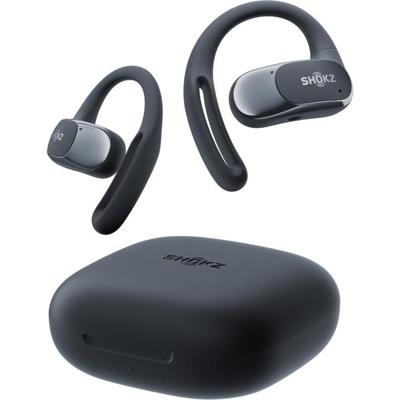 SHOKZ OpenFit Air Headset Draadloos oorhaak Gesprekken/Muziek/Sport/Elke dag Bluetooth Zwart