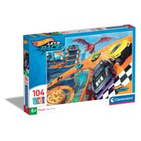 Clementoni legpuzzel super color hot wheels, 104st. - thumbnail