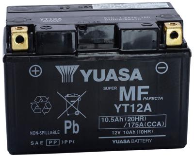 YUASA batterij "yt12a / yt12a-bs". battery yt12a agm