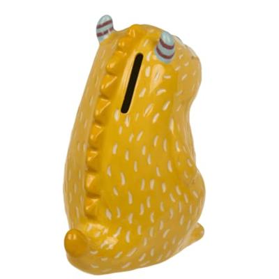 Gele Monster Spaarpot van Keramiek - thumbnail