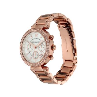 Michael Kors MK5491 Horloge Parker chrono staal rosekleurig 39 mm