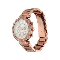 Michael Kors MK5491 Horloge Parker chrono staal rosekleurig 39 mm - thumbnail