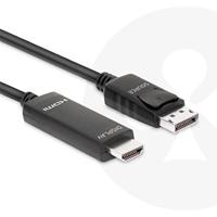 club3D CAC-1087 DisplayPort-kabel DisplayPort / HDMI Aansluitkabel DisplayPort-stekker, HDMI-A-stekker 3.00 m Zwart - thumbnail